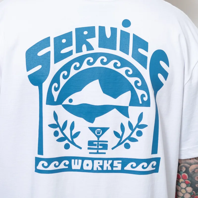 Service Works Milos T Shirt White-4