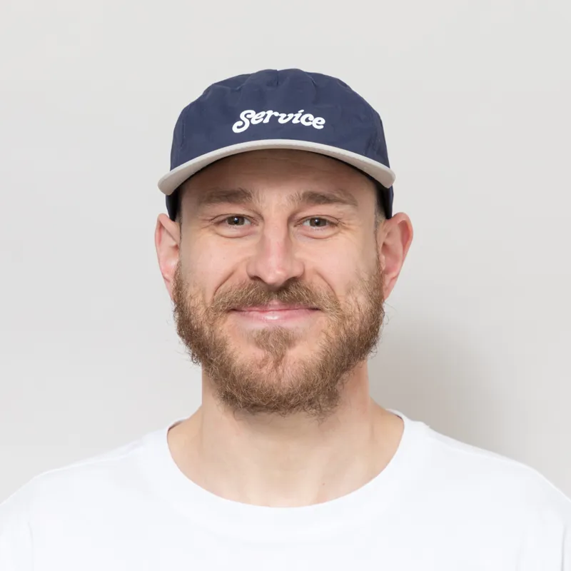 Service Works Script Surf Cap Navy Off White-1