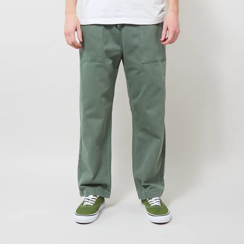 Service Works Pigment Herringbone Chef Pants Olive