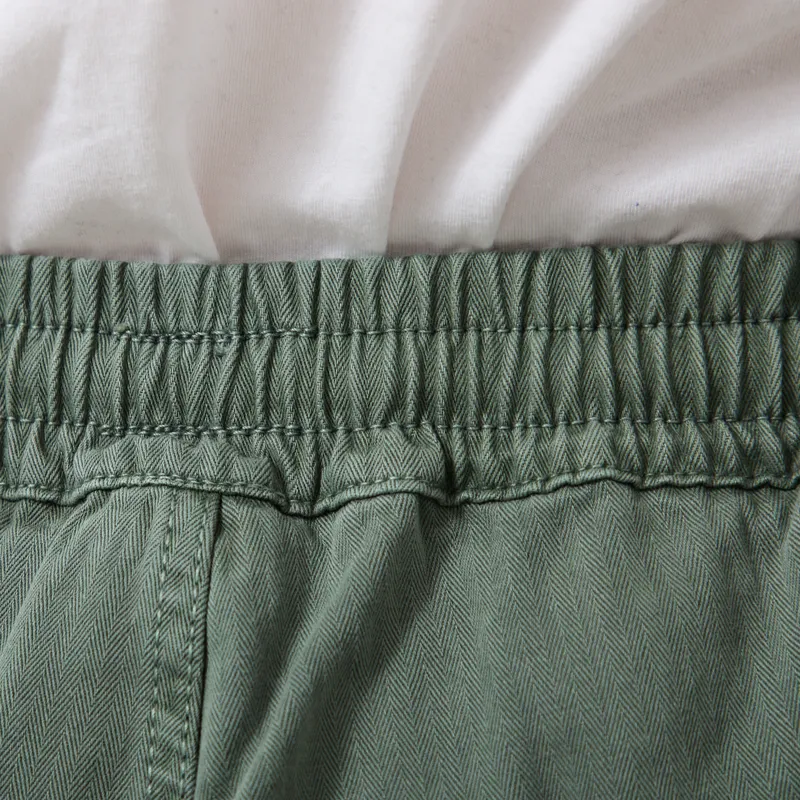 Service Works Pigment Herringbone Chef Pants Olive-8