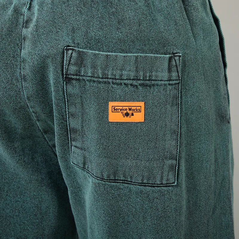 Service Works Overdyed Easy Chef Pants Sage-7