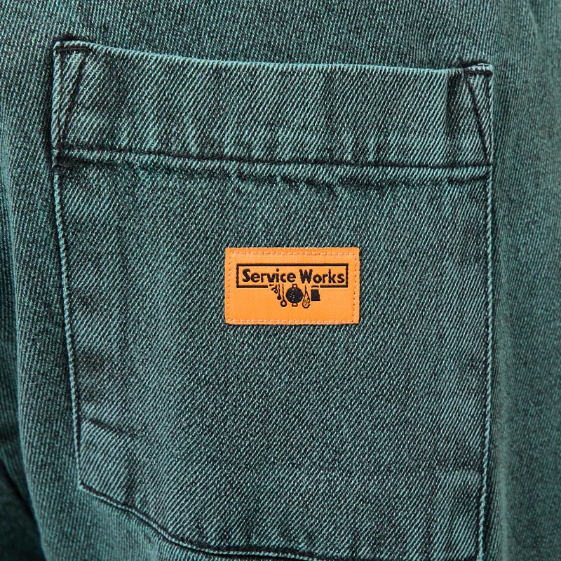 Service Works Overdyed Easy Chef Pants Sage-8