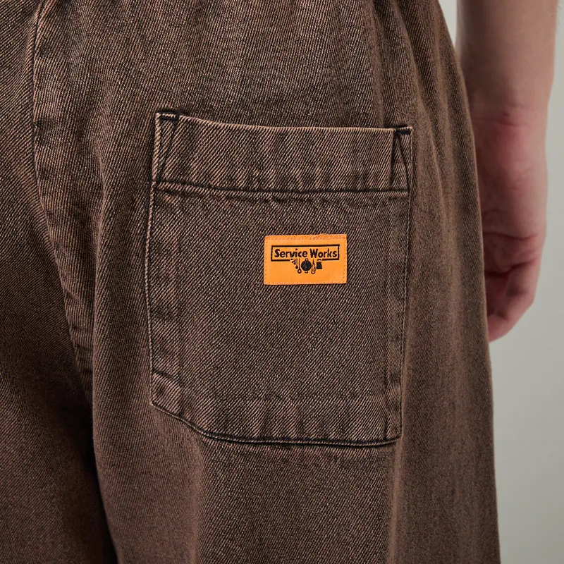 Service Works Overdyed Easy Chef Pants Umber-6
