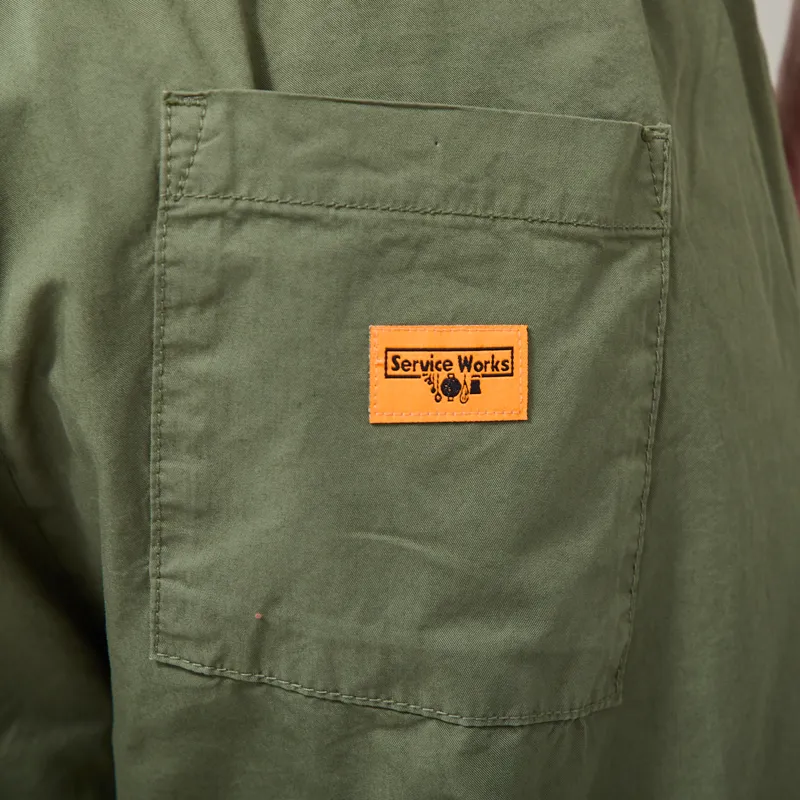 Service Works Tech Twill Easy Chef Pants Olive-8