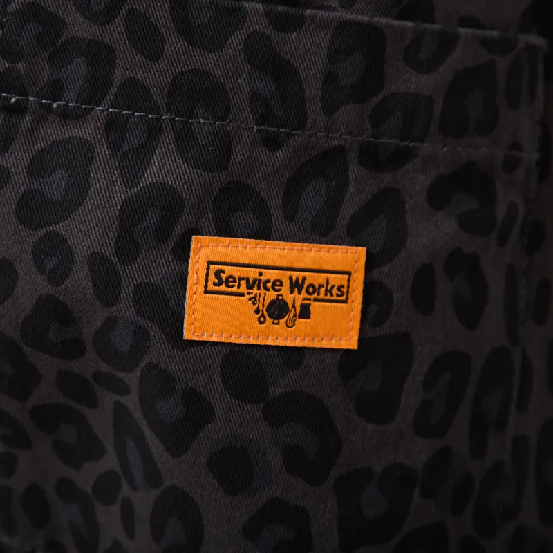 Service Works Patterned Easy Chef Pants Black Leopard-7