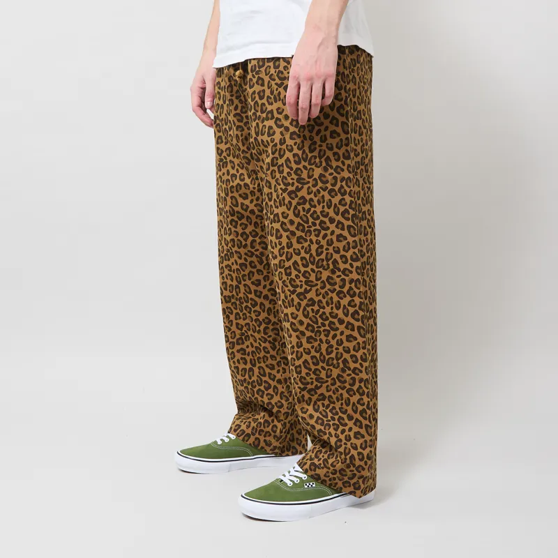 Service Works Patterned Easy Chef Pants Brown Leopard-1
