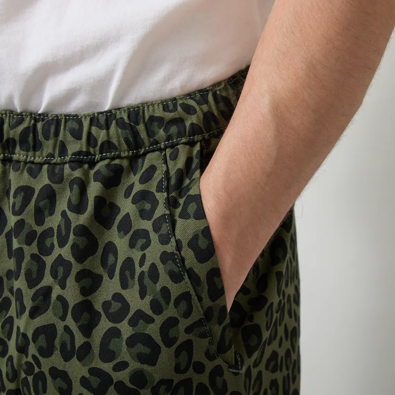 Service Works Patterned Easy Chef Pants Green Leopard-5