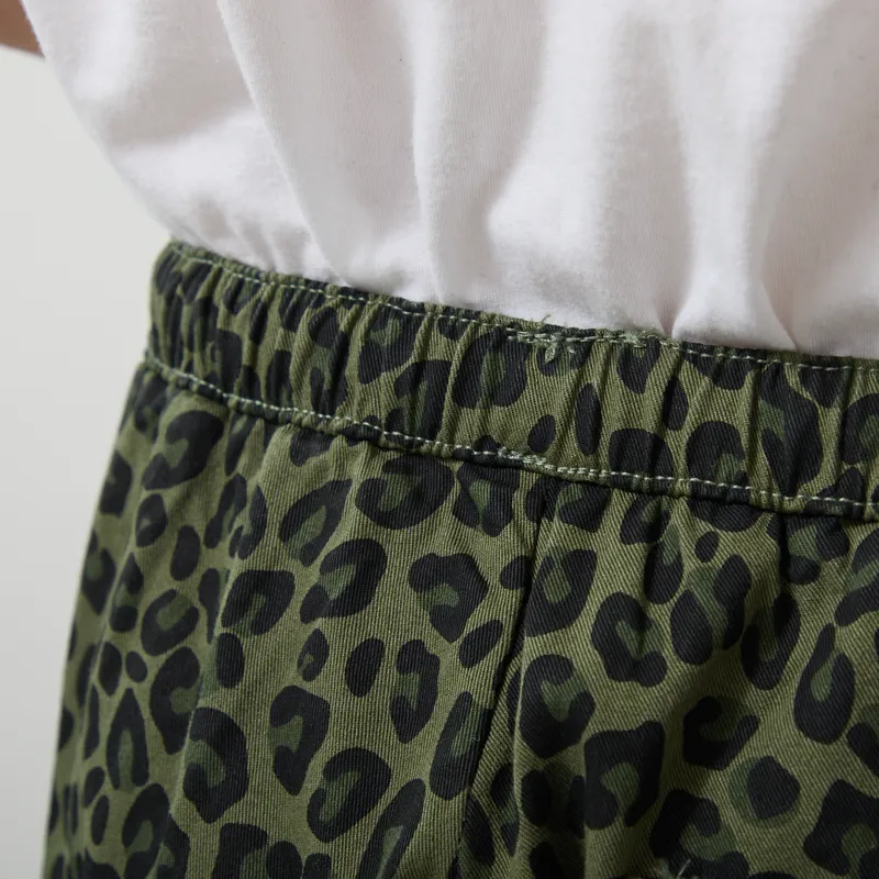 Service Works Patterned Easy Chef Pants Green Leopard-8