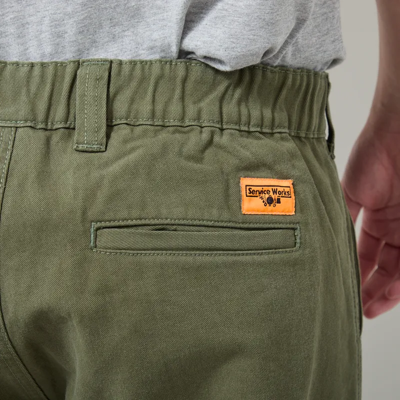 Service Works Twill Waiter Pants Olive-6