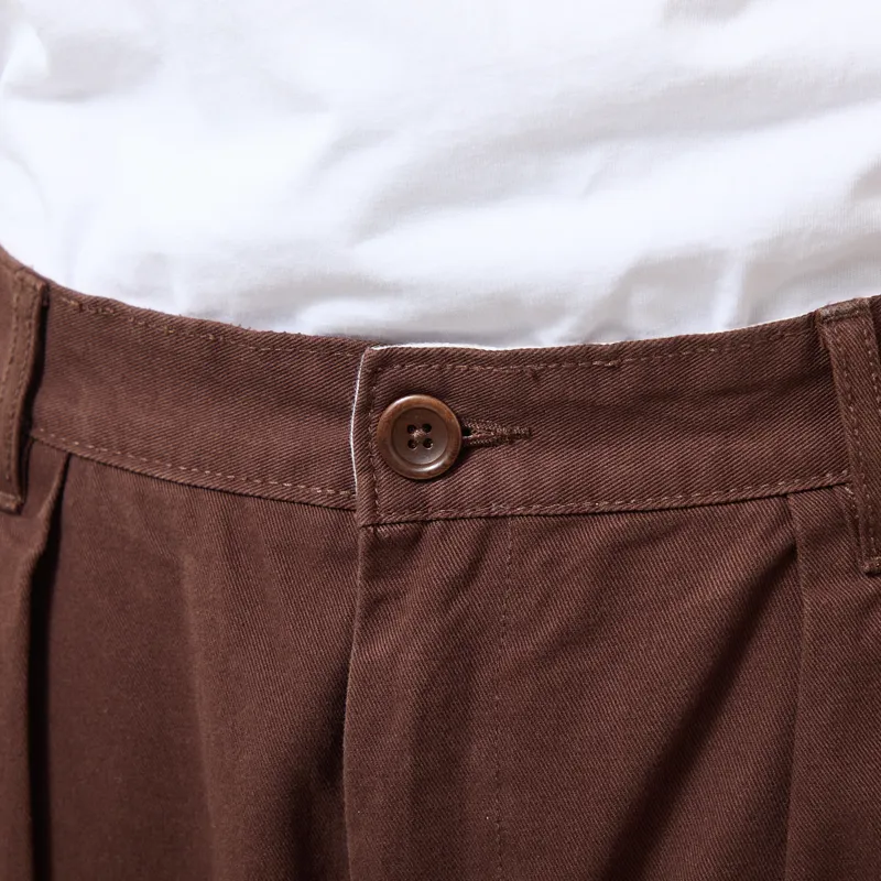 Service Works Twill Part-Timer Pants Brown-3