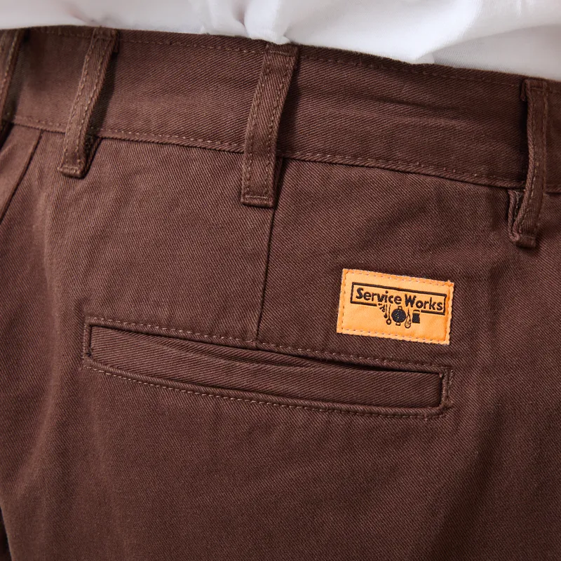 Service Works Twill Part-Timer Pants Brown-7