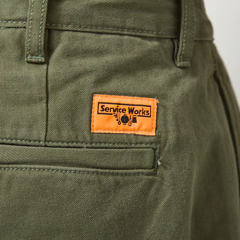 Service Works Twill Part-Timer Pants Olive-8