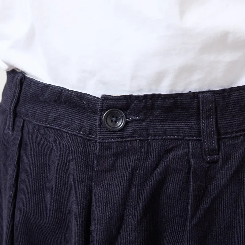 Service Works Fine Cord Part-Timer Pants Dark Navy-3