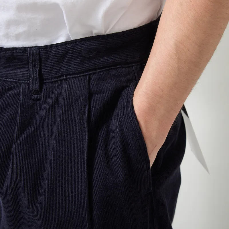Service Works Fine Cord Part-Timer Pants Dark Navy-5