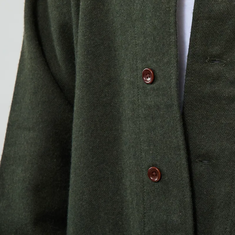 Service Works House Flannel FOH Overshirt Forest-5