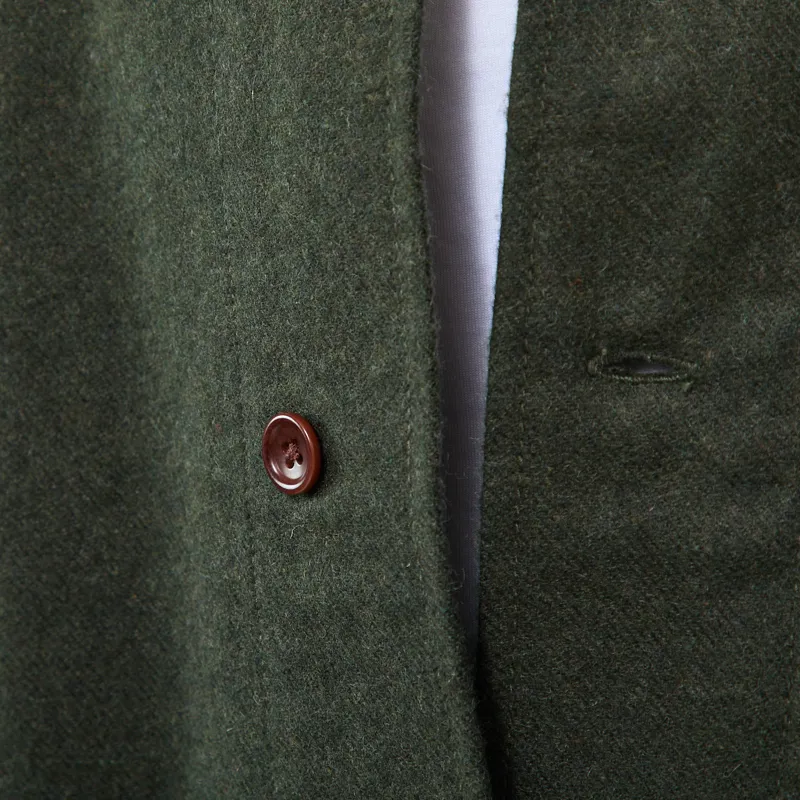 Service Works House Flannel FOH Overshirt Forest-6