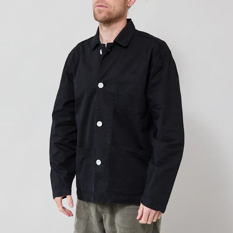 Service Works Tech Twill Easy Chef Shirt Black-1
