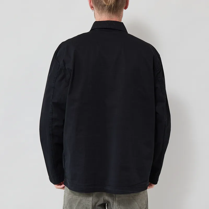 Service Works Tech Twill Easy Chef Shirt Black-2