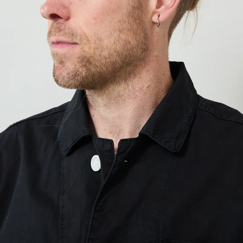 Service Works Tech Twill Easy Chef Shirt Black-3
