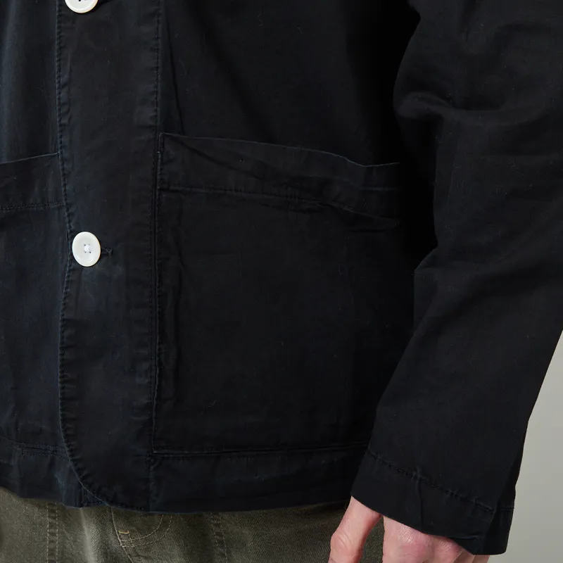 Service Works Tech Twill Easy Chef Shirt Black-4
