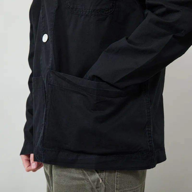 Service Works Tech Twill Easy Chef Shirt Black-8