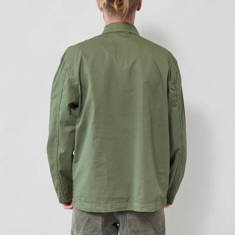 Service Works Tech Twill Easy Chef Shirt Olive-2