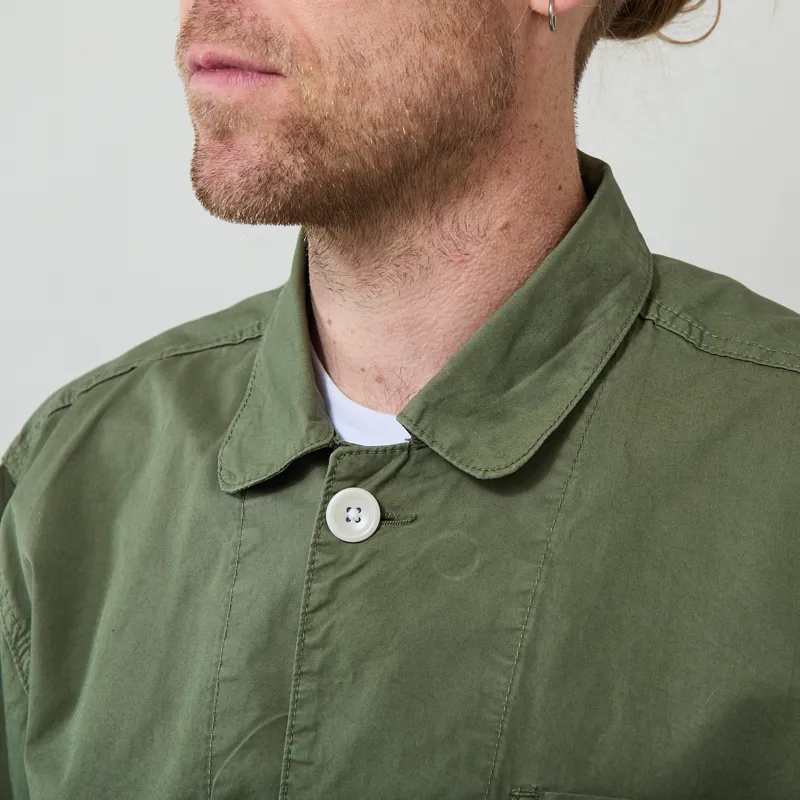 Service Works Tech Twill Easy Chef Shirt Olive-3