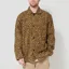 Service Works Pattern Easy Chef Shirt Brown Leopard