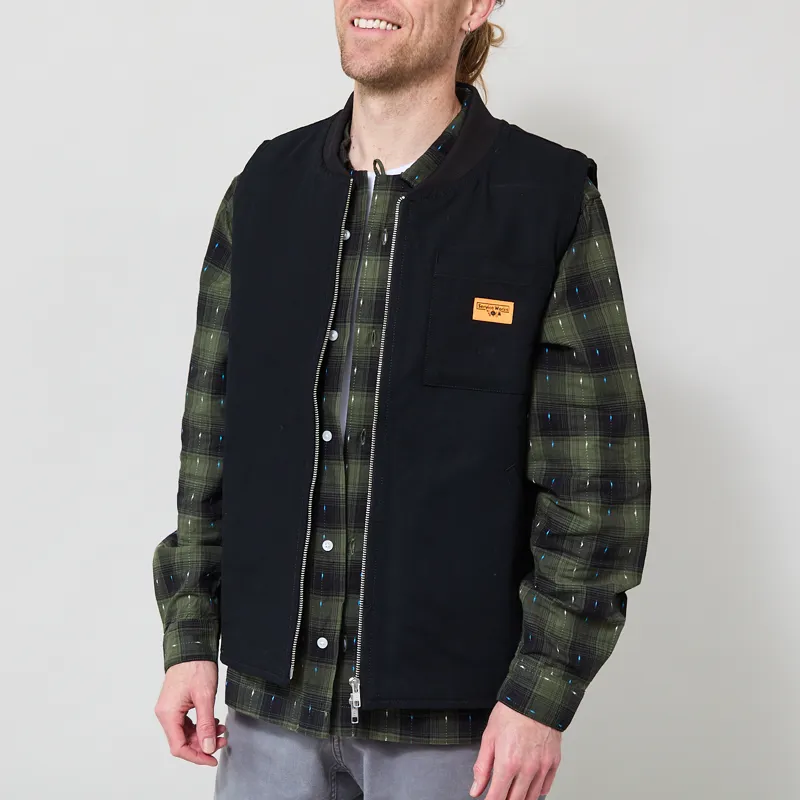 Service Works Padded Work Vest Black-1
