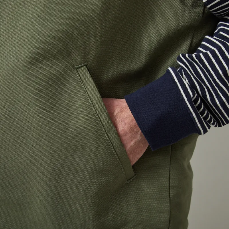 Service Works Padded Work Vest Jacket Olive-5