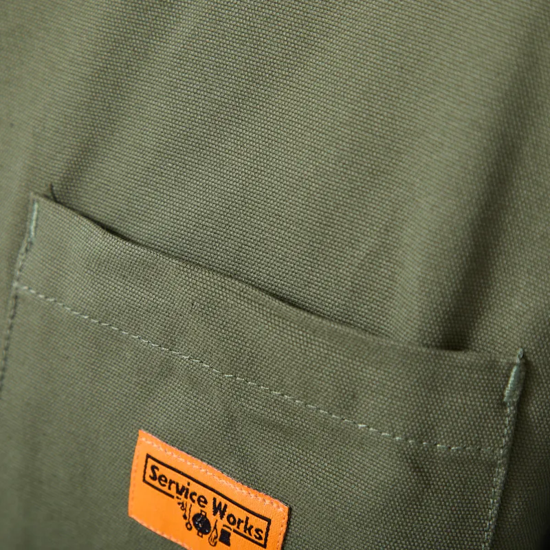 Service Works Padded Work Vest Jacket Olive-7