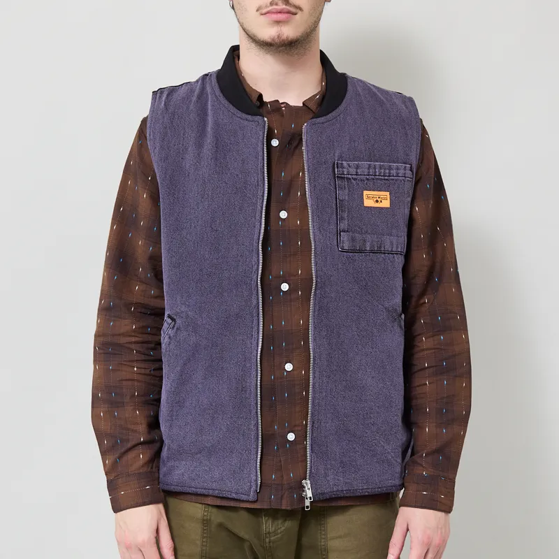 Service Works Overdyed Work Vest Mauve