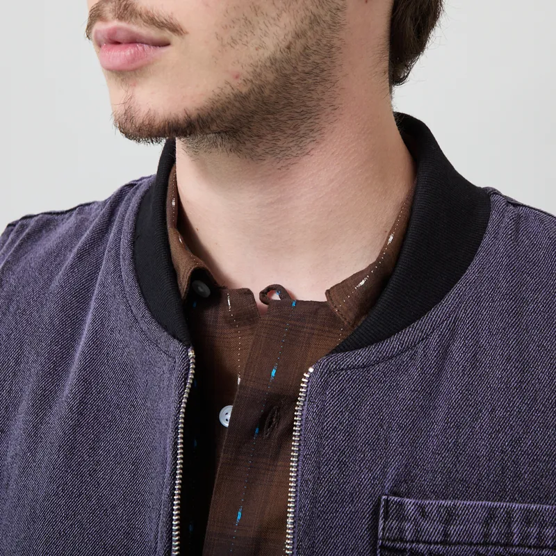 Service Works Overdyed Work Vest Mauve-3