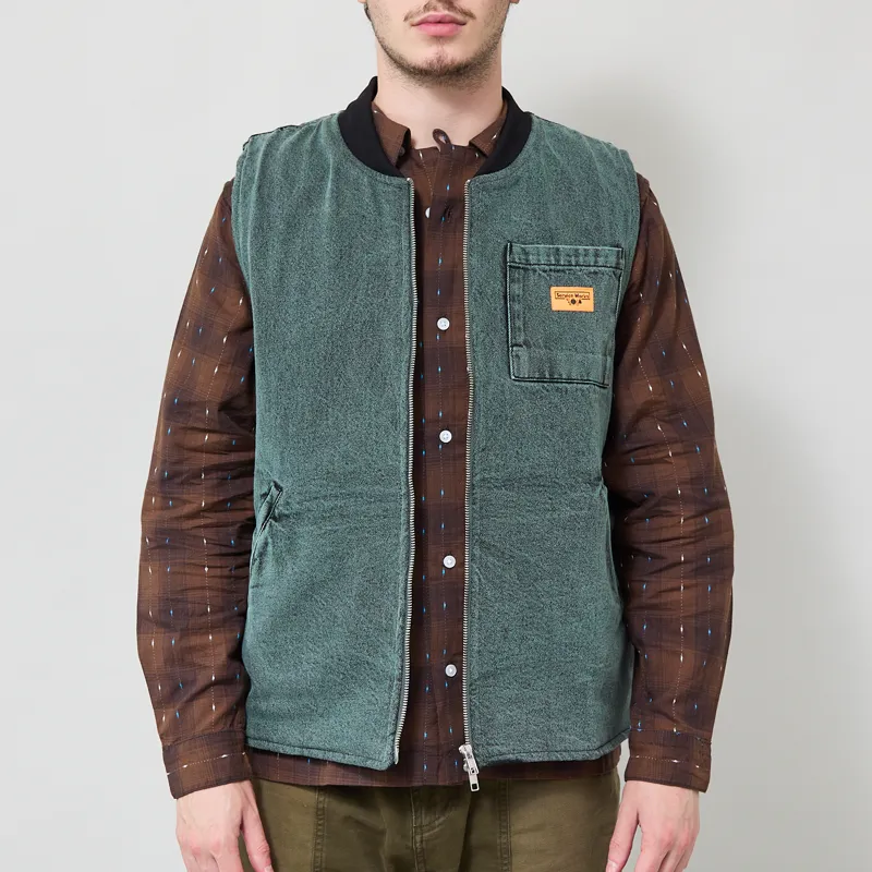 Service Works Overdyed Work Vest Sage