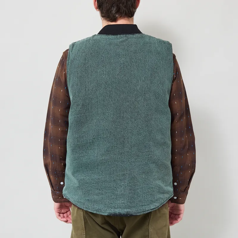 Service Works Overdyed Work Vest Sage-2
