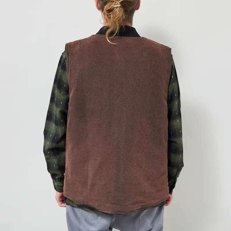Service Works Overdyed Work Vest Umber-2