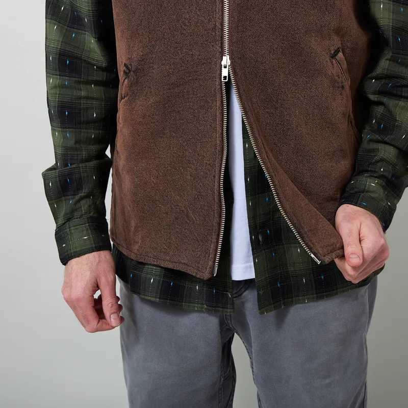 Service Works Overdyed Work Vest Umber-8