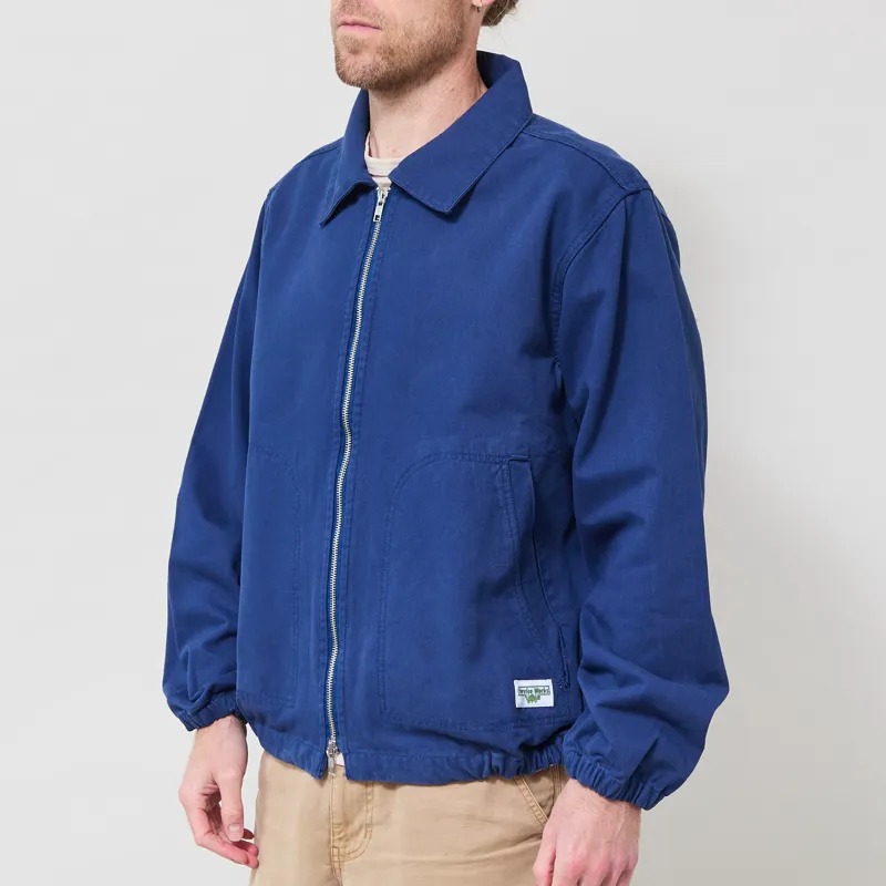 Service Works Twill Work Jacket Blue-1