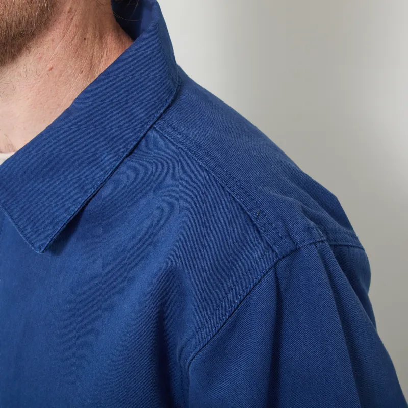 Service Works Twill Work Jacket Blue-3