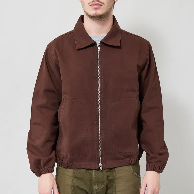 Service Works Twill Work Jacket Brown
