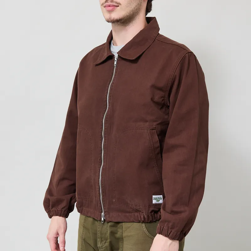 Service Works Twill Work Jacket Brown-1