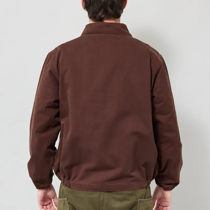 Service Works Twill Work Jacket Brown-2