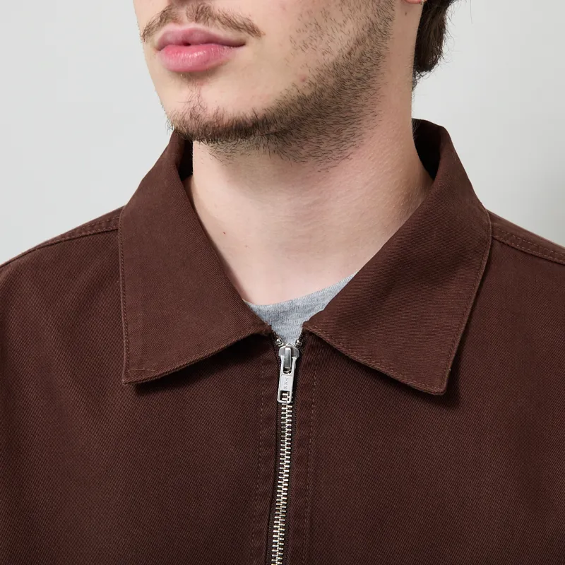 Service Works Twill Work Jacket Brown-3