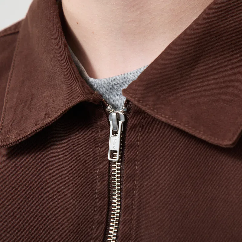 Service Works Twill Work Jacket Brown-4