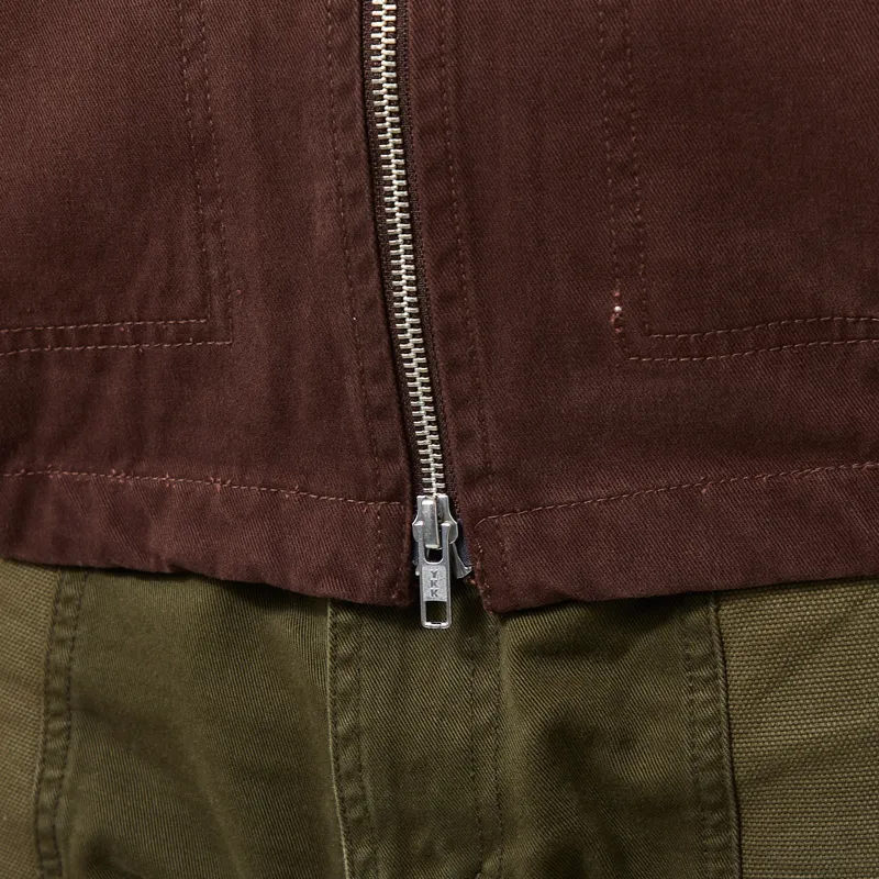 Service Works Twill Work Jacket Brown-5