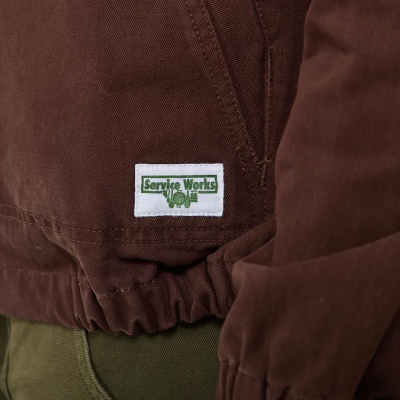 Service Works Twill Work Jacket Brown-6