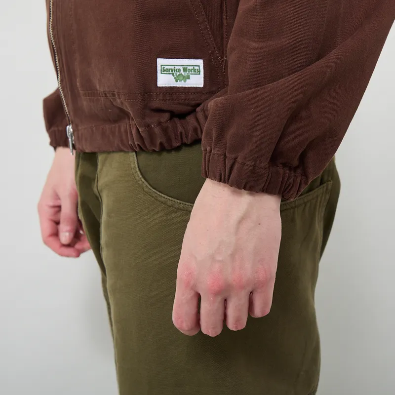 Service Works Twill Work Jacket Brown-7