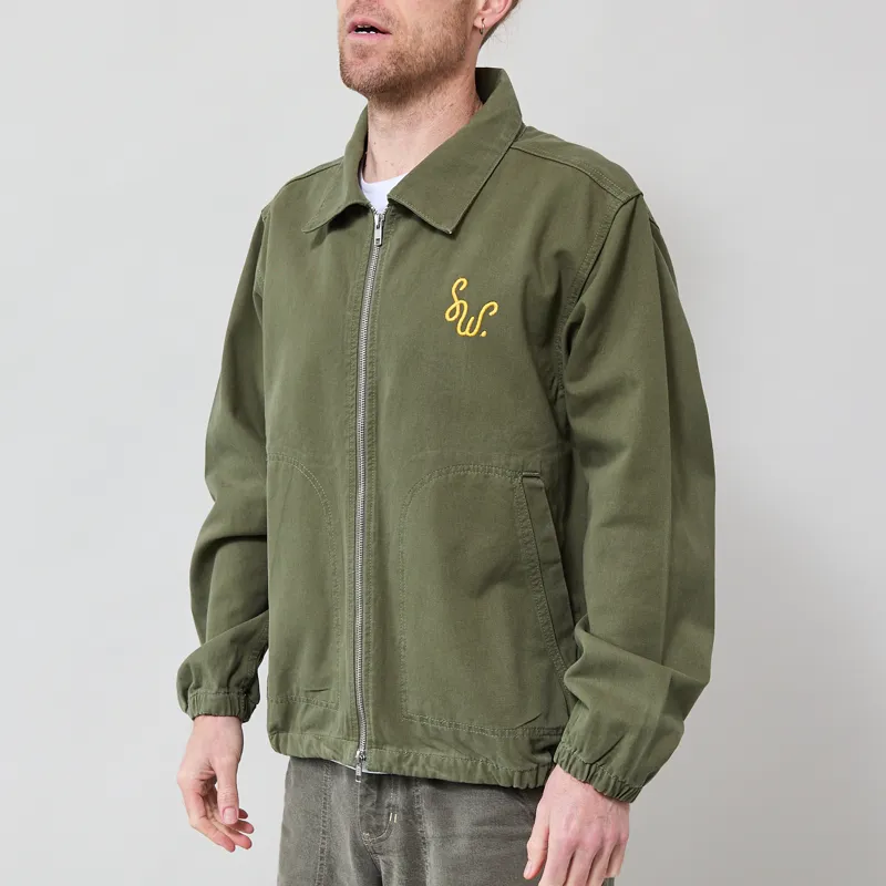 Service Works Dove Work Jacket Olive-2
