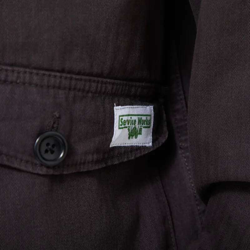 Service Works Pigment Herringbone Smock 2.0 Black-5