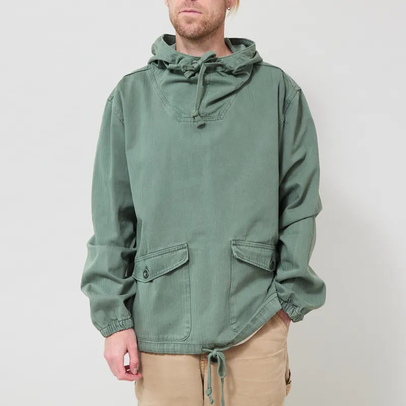 Service Works Pigment Herringbone Smock 2.0 Olive-1